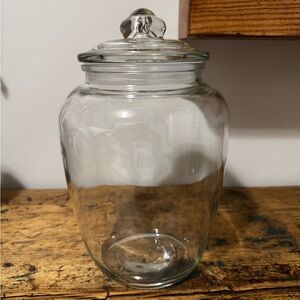 Clear Glass Jar with Lid